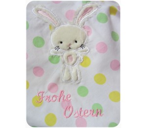 Stickserie Osterfreunde Hasi steht Appli